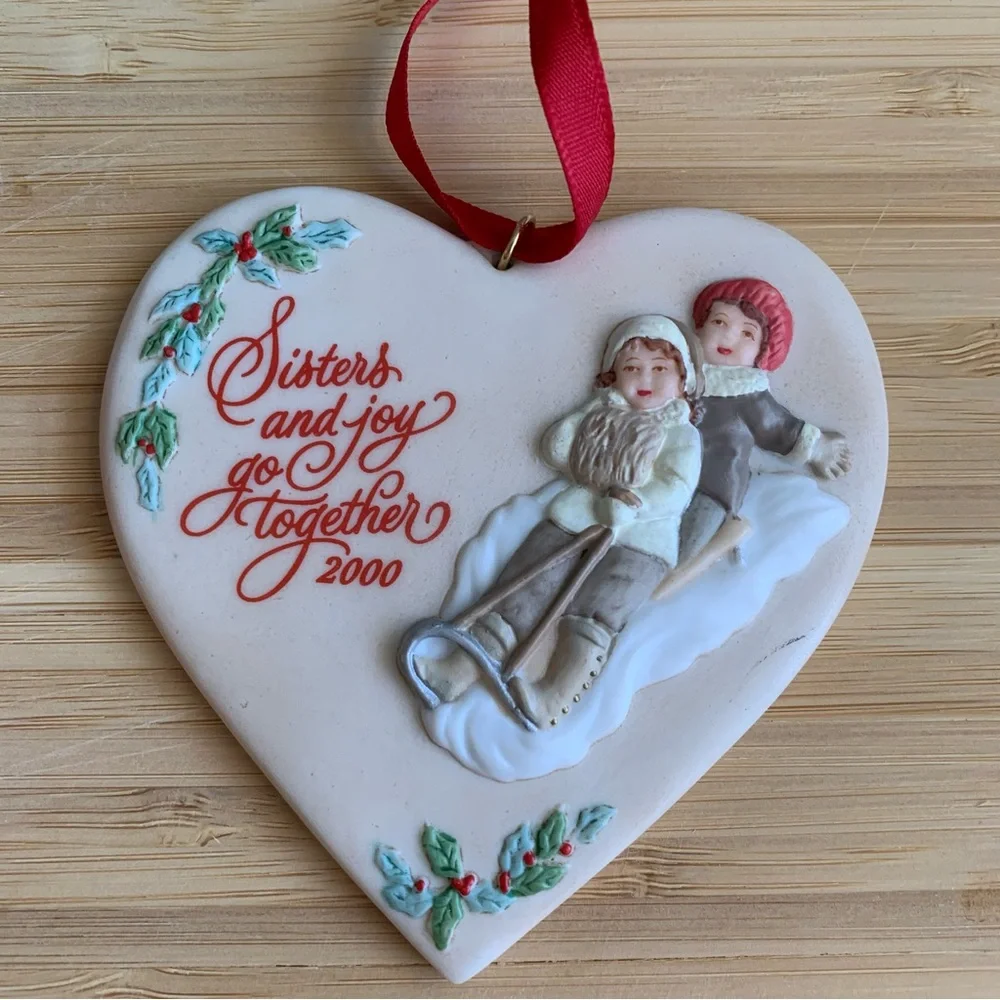 Hallmark Keepsake Ornament * Sister to Sister * 2000